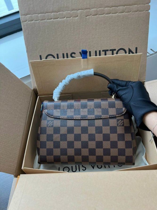 LOUIS VUITTON- CROISETTE DAMIER EBENE
