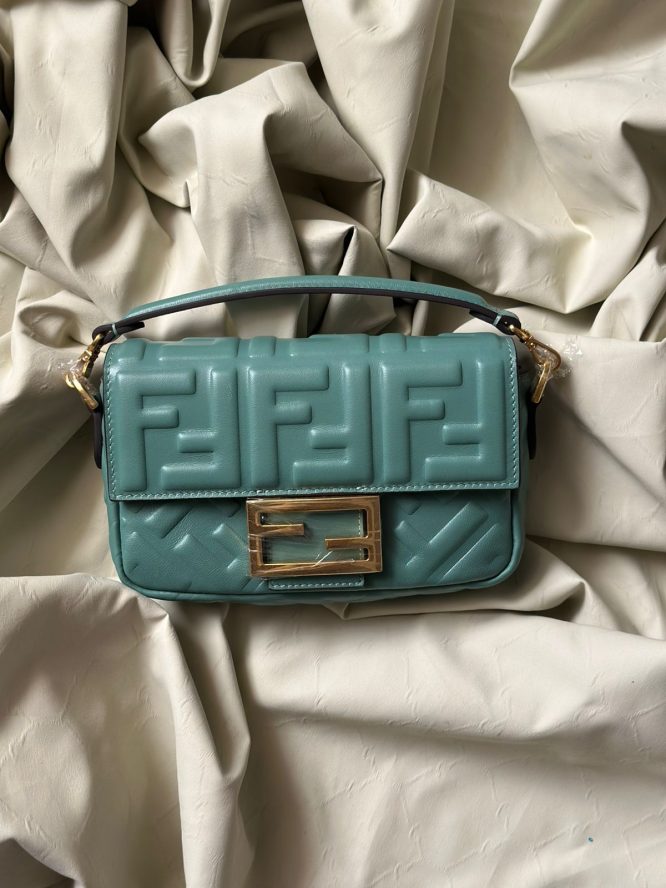 FENDI- BAGUETTE FF-EMBROIDERY-BAG