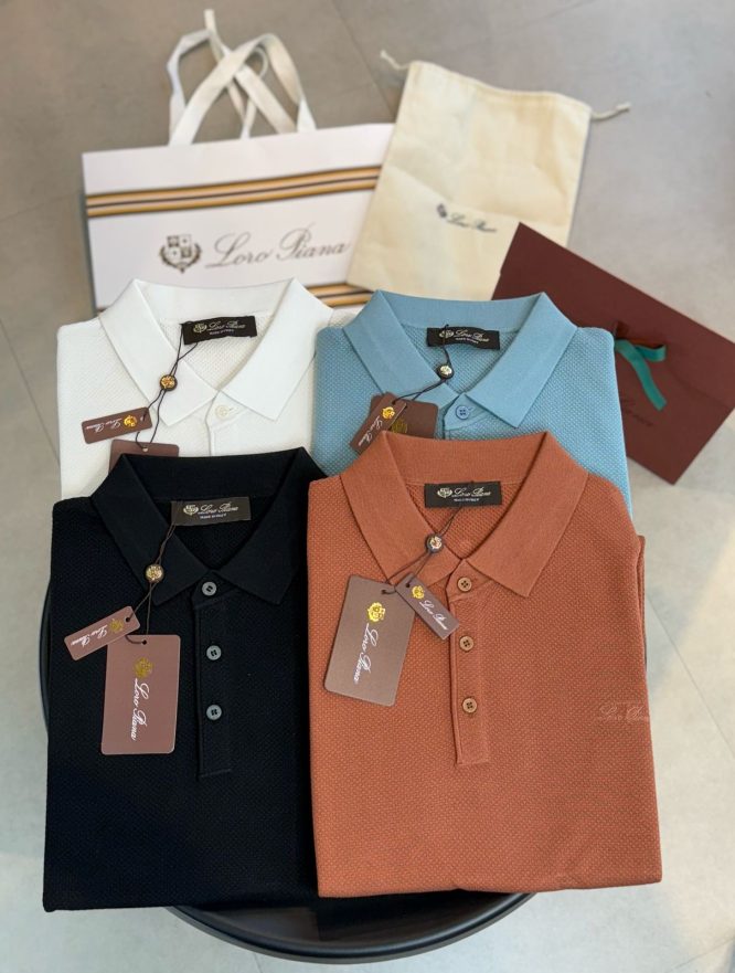 LORO PIANA-CASHMERE-POLO-SHIRT