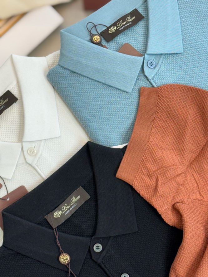 LORO PIANA-CASHMERE-POLO-SHIRT