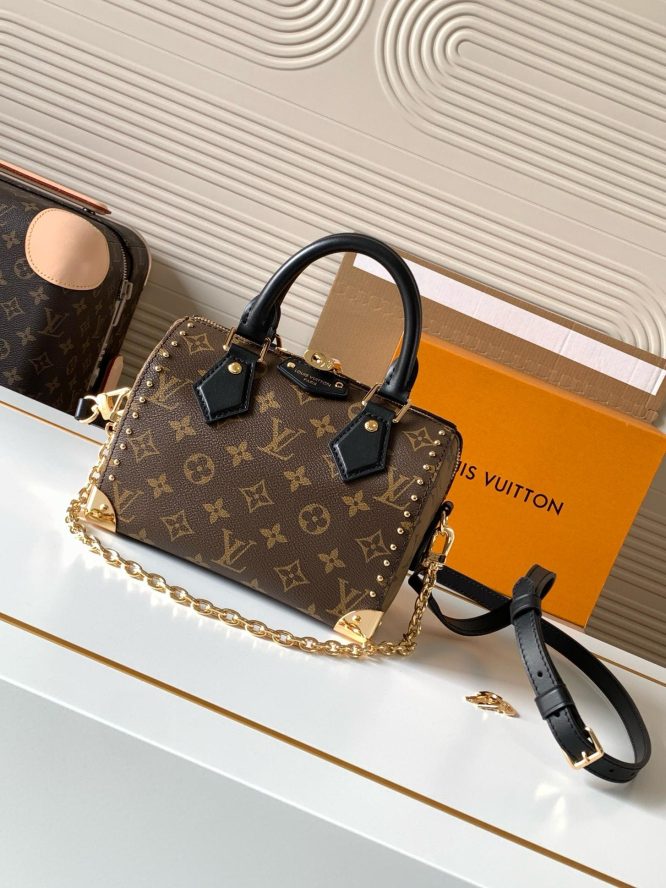 LOUIS VUITTON  -CELINE-SPEEDY BANDOULIÈRE LEATHER-CROSSBODY- BAG -WOMEN