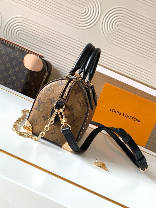 LOUIS VUITTON  -CELINE-SPEEDY BANDOULIÈRE LEATHER-CROSSBODY- BAG -WOMEN