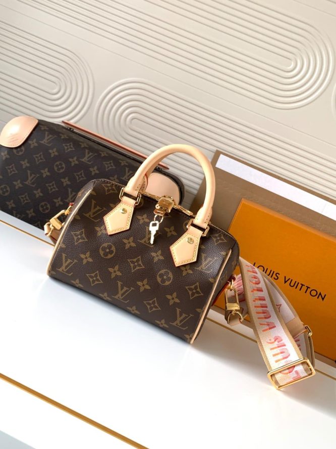 LOUIS VUITTON  -CELINE-SPEEDY BANDOULIÈRE LEATHER-CROSSBODY- BAG -WOMEN