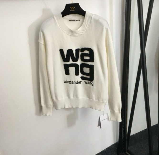 ALEXANDER WANG GRAPHIC PRINT- SWEATSHIRT