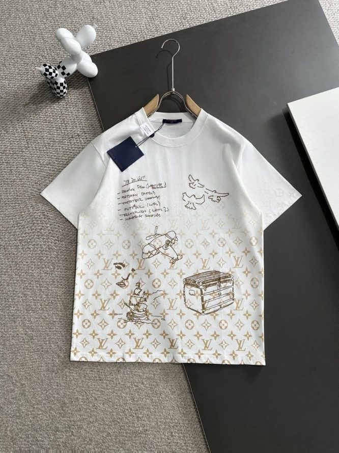 LOUIS VUITTON-SHORT-SLEEVED CREWNECK