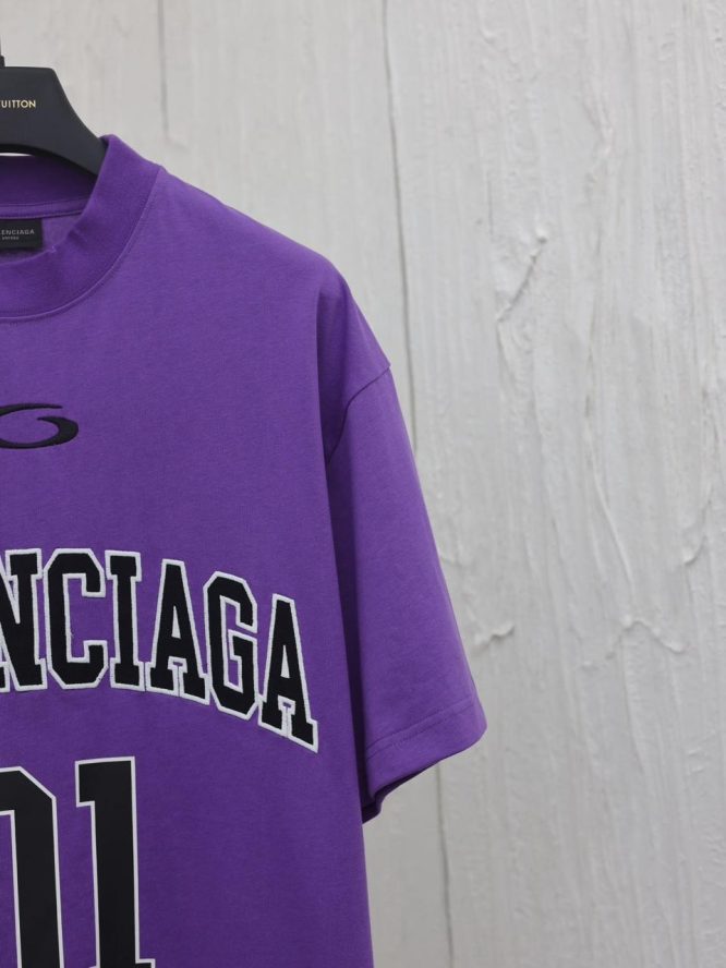 BALENCIAGA-BASKETBALL SERIES SHORT SLEEVE TEE -SHIRT