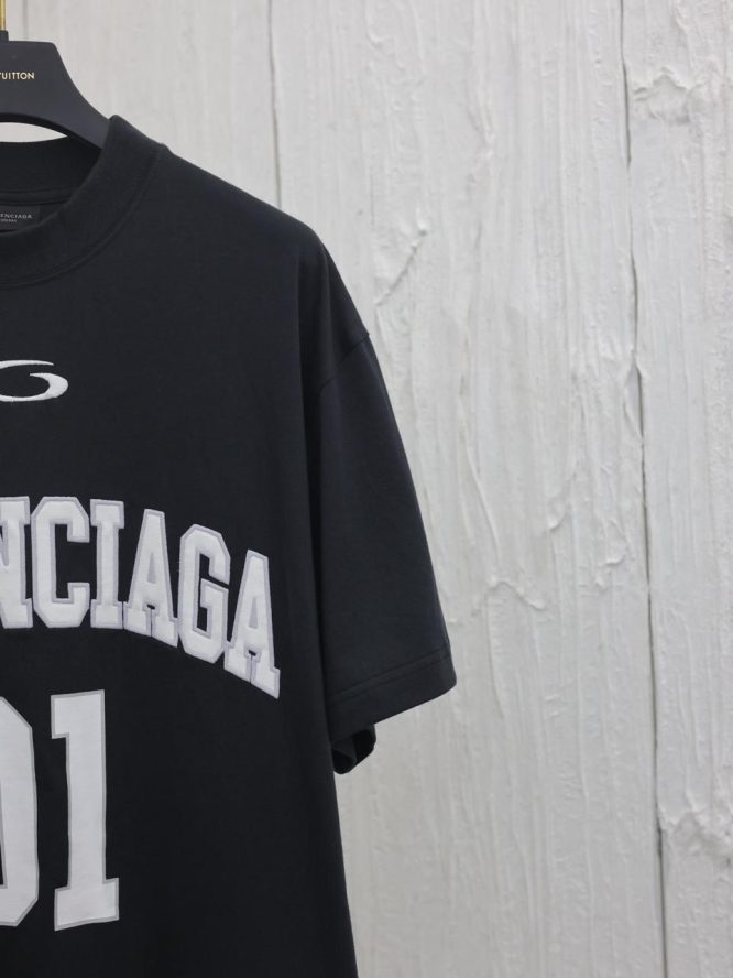 BALENCIAGA-BASKETBALL SERIES SHORT SLEEVE TEE -SHIRT