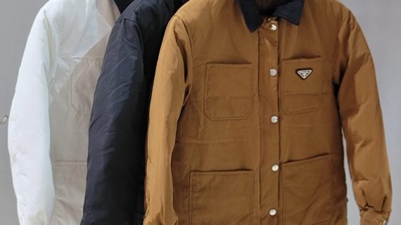 PRADA -LOGO-TRIANGLE PADDED- JACKET