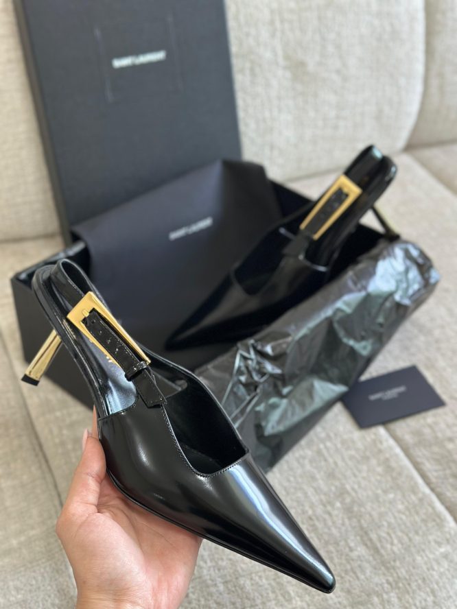 SAINT LAURENT LEATHER - HEELS