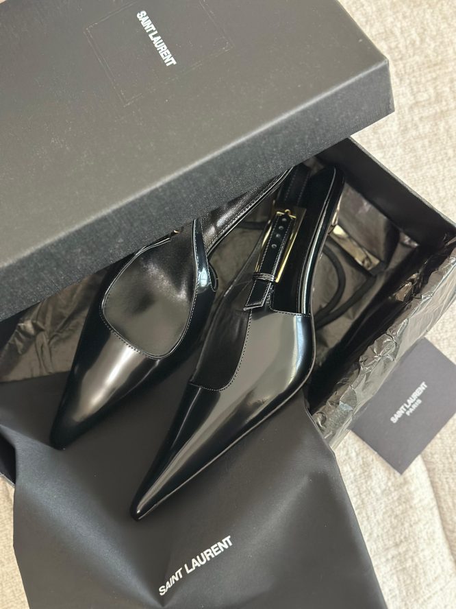 SAINT LAURENT LEATHER - HEELS