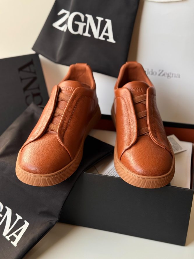 Zegna Triple Stitch low-top Sneakers