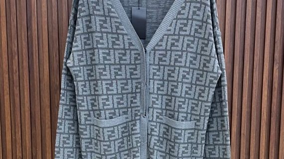 FENDI- FF-MOTIF CASHMERE
