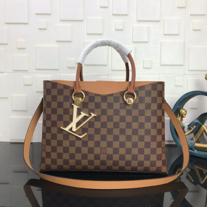 Louis Vuitton Brown Damier Ebene Riverside