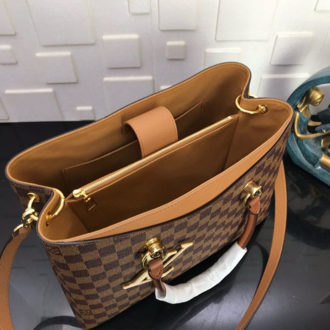 Louis Vuitton Brown Damier Ebene Riverside