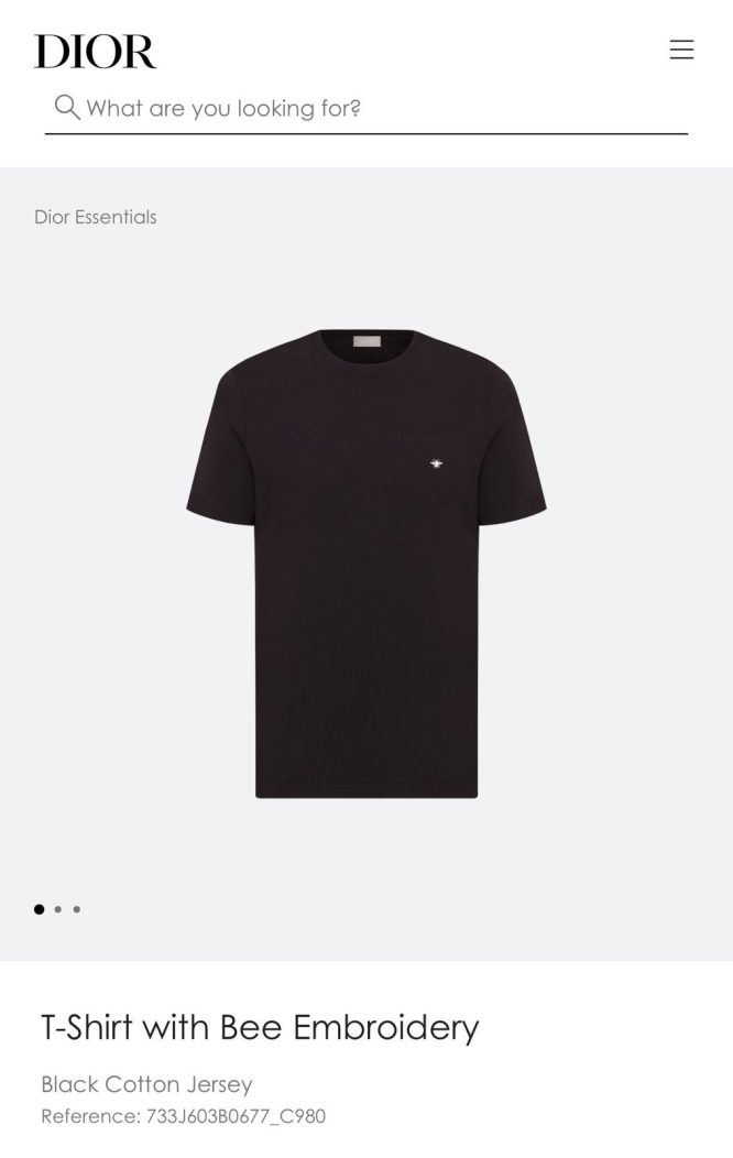 DIOR- T- SHIRT-MEN