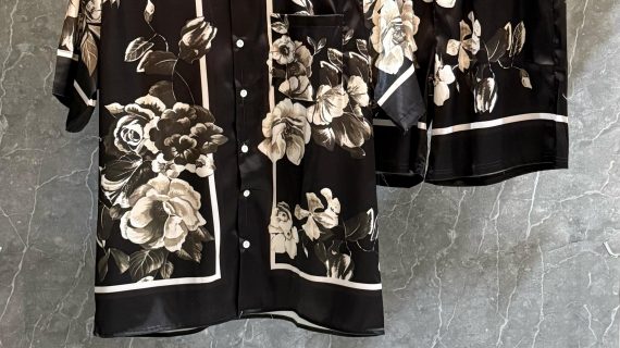 DOLCE-GABBANA-FLORAL SILK BOWLING-SETS