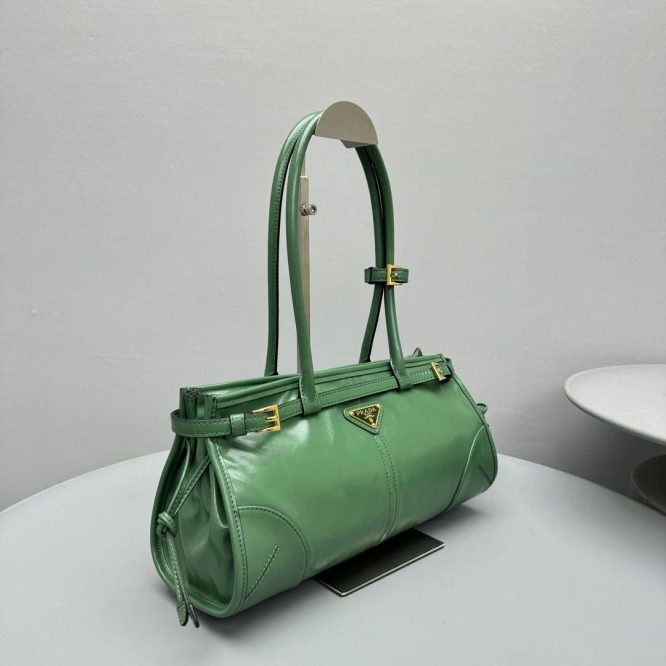 PRADA- LEATHER BAG- WOMAN