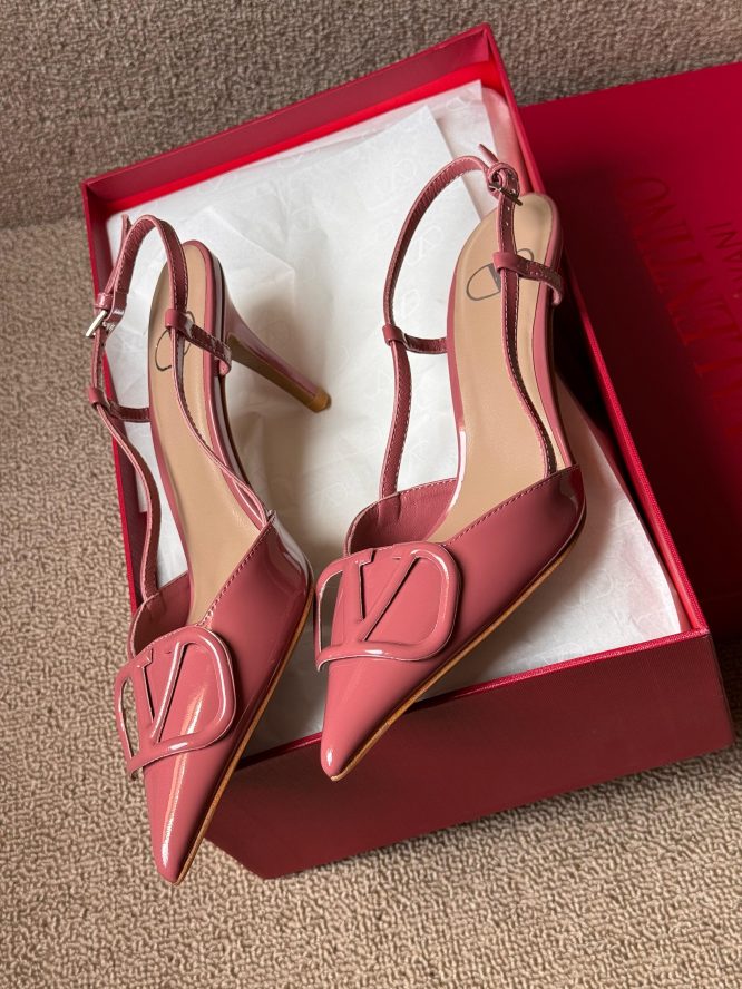 VALENTINO- VLOGO SIGNATURE SLINGBACK