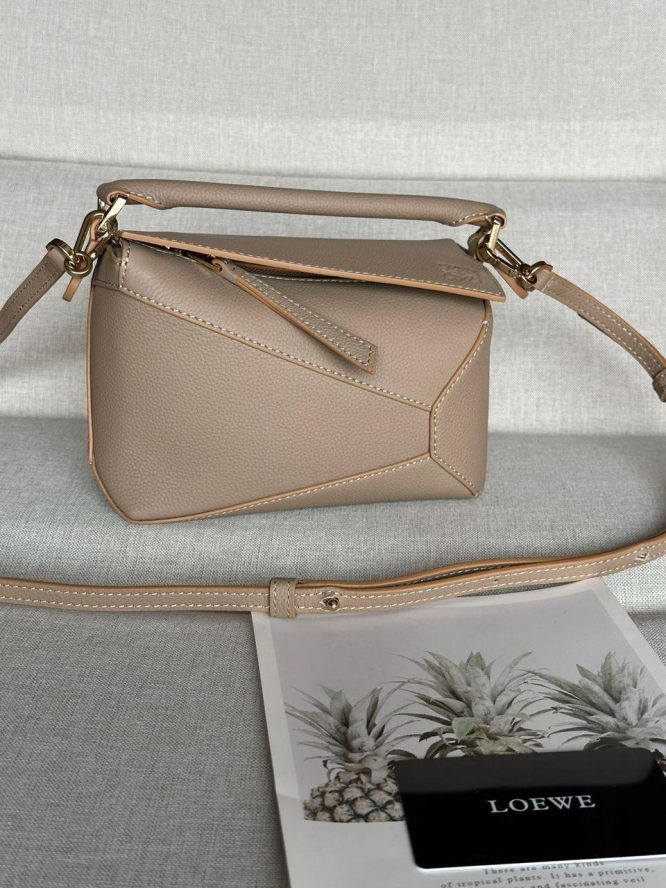 LOEWE- PUZZLE EDGE LEATHER SHOULDER BAG