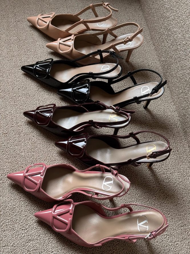 VALENTINO- VLOGO SIGNATURE SLINGBACK