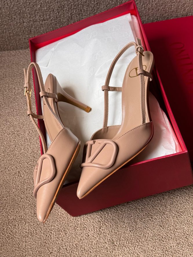 VALENTINO- VLogo Signature Slingback 8 cm-Heels