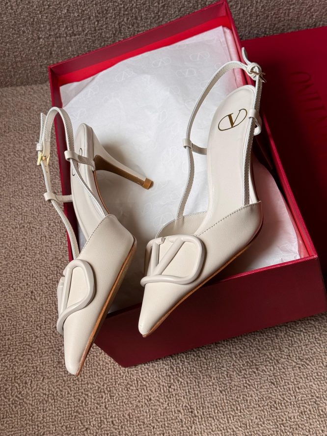 VALENTINO- VLogo Signature Slingback 8 cm-Heels