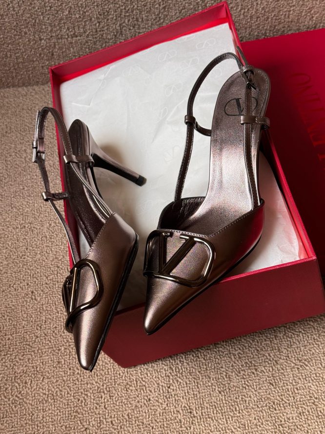 VALENTINO-VLogo Signature Slingback- 8 cm- Heels