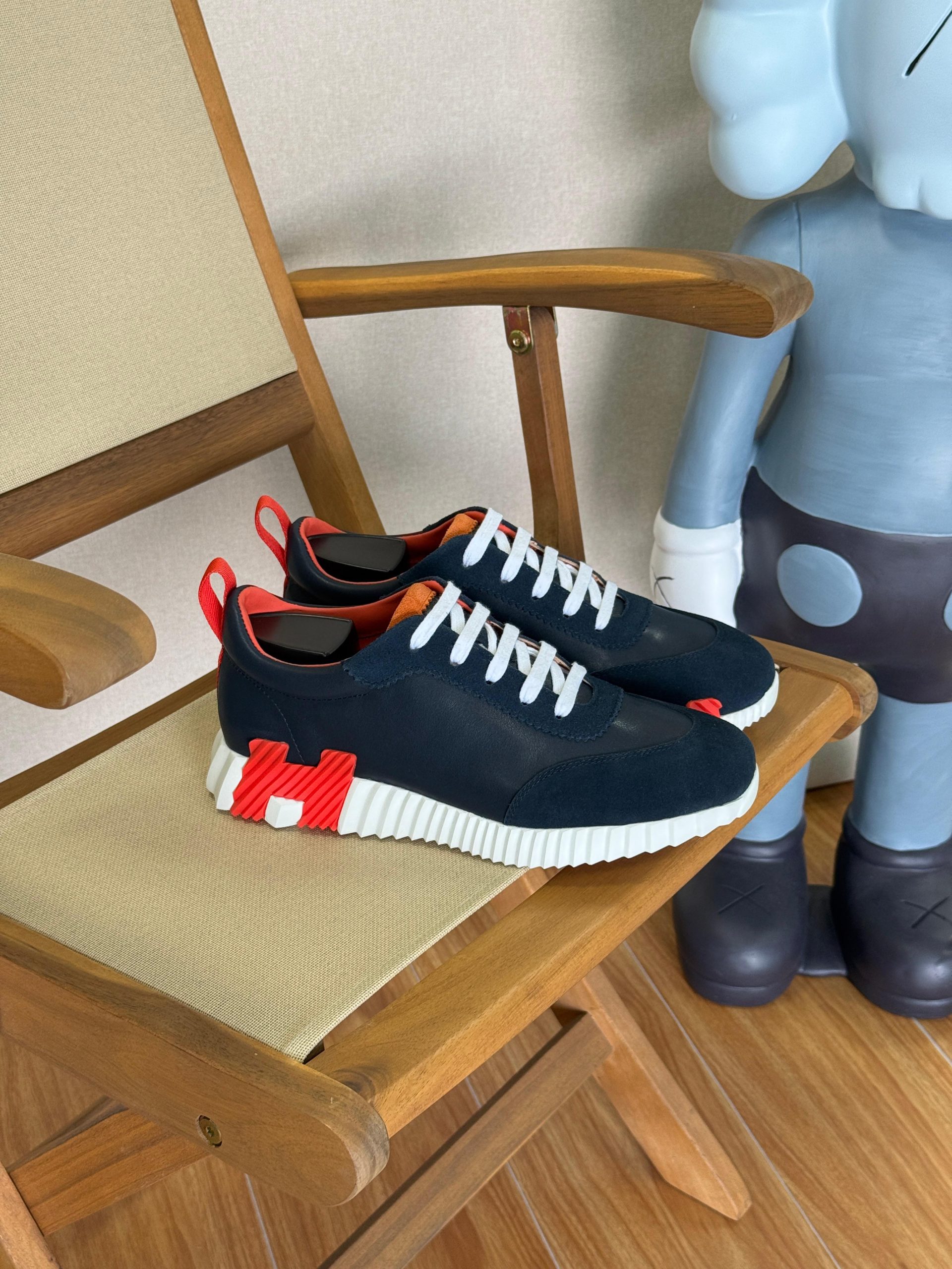 Hermes Bouncing Men's Leather Sneakers