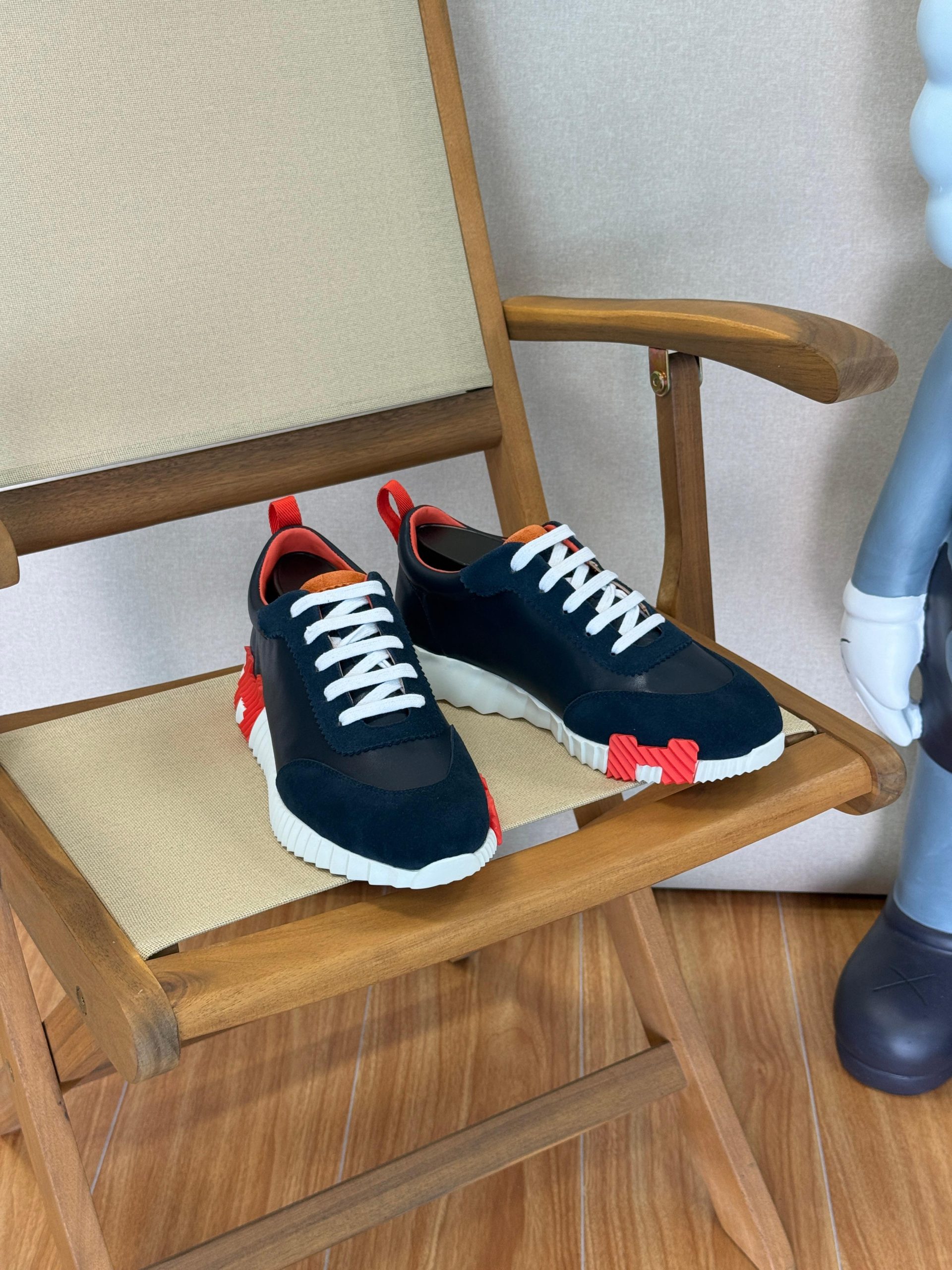 Hermes Bouncing Men's Leather Sneakers