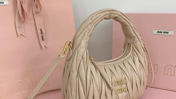 Miu Miu Beige Suede Handbag - Women