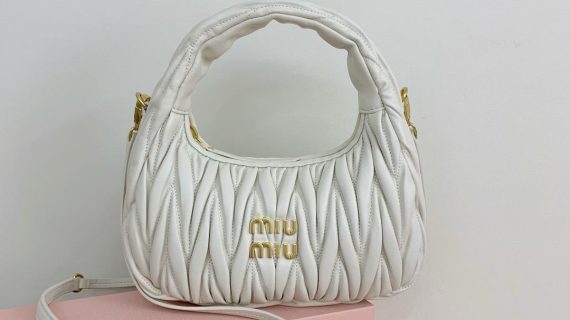 Miu Miu White Suede Handbag - Women