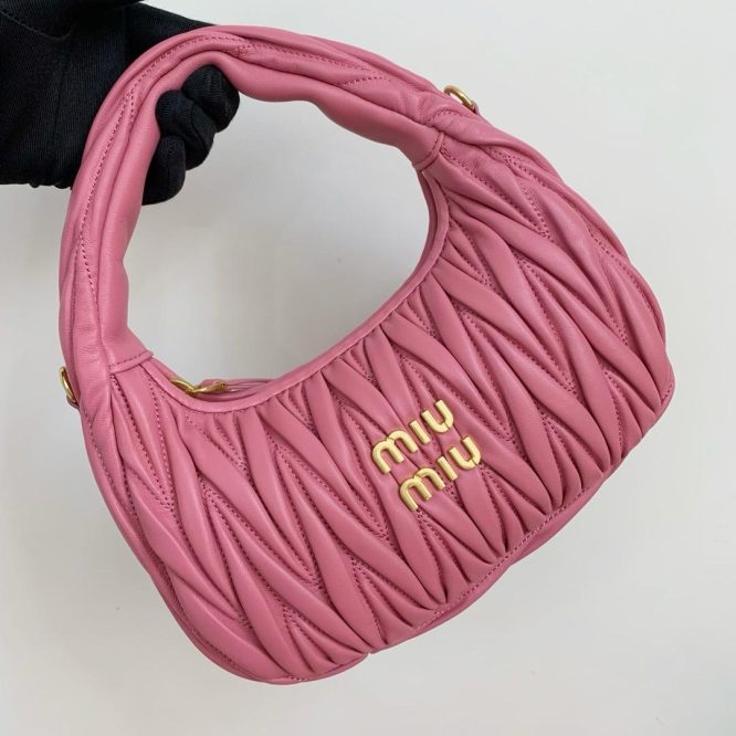 Miu Miu Pink Suede Handbag - Women