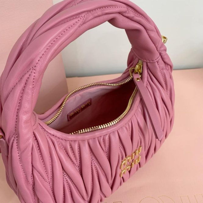 Miu Miu Pink Suede Handbag - Women