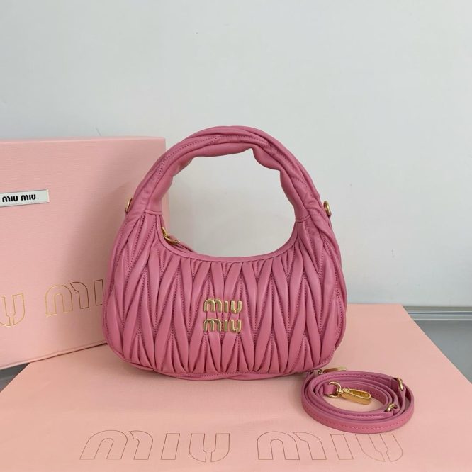 Miu Miu Pink Suede Handbag - Women