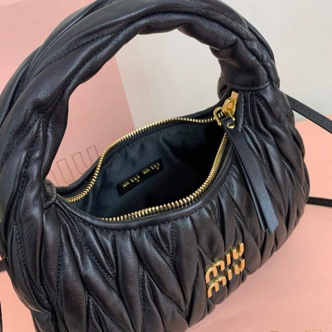 Miu Miu Black Suede Handbag - Women