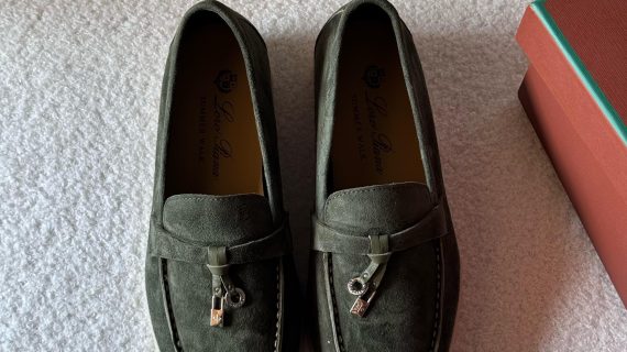 Loro Piana Men's Suede Flat