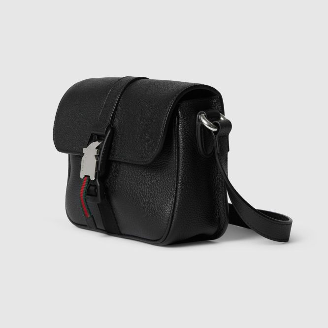 Gucci Black Leather Mini Shoulder Bag