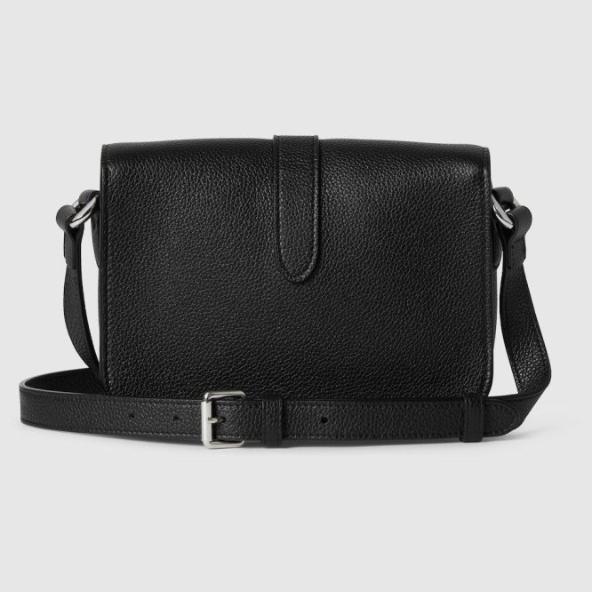 Gucci Black Leather Mini Shoulder Bag