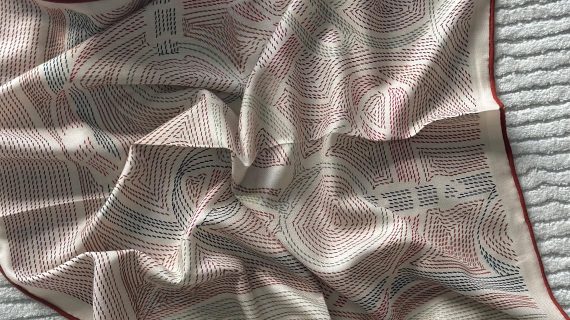 HERMES NECK SCARF