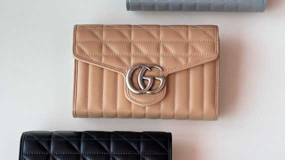Gucci Marmont Chain Leather Crossbody