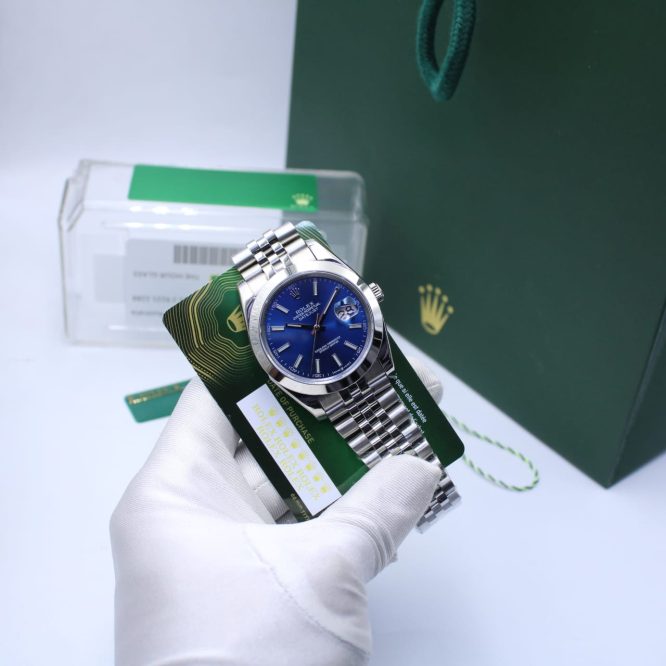 ROLEX- GMT-MASTER II "BATMAN" MENS JUBILEE BRACELET SWISS WATCH