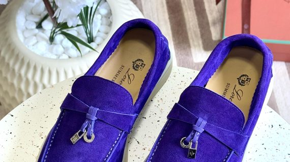 LORO PIANA-SUMMER WALK SUEDE-LOAFERS