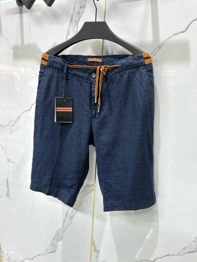 ZEGNA- LINEN- SHORT-MEN