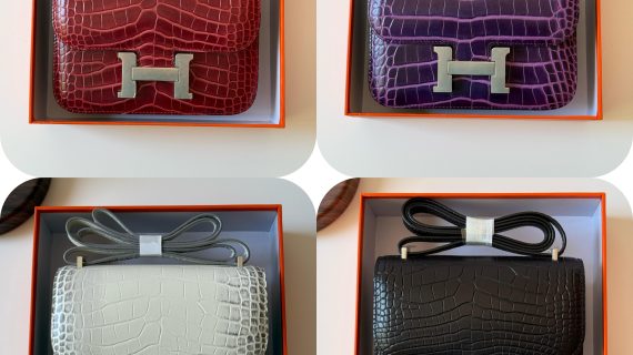 Hermes constance croc