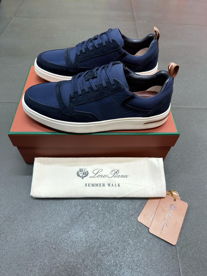 Loro Piana Newport Walk Wind Suede Man