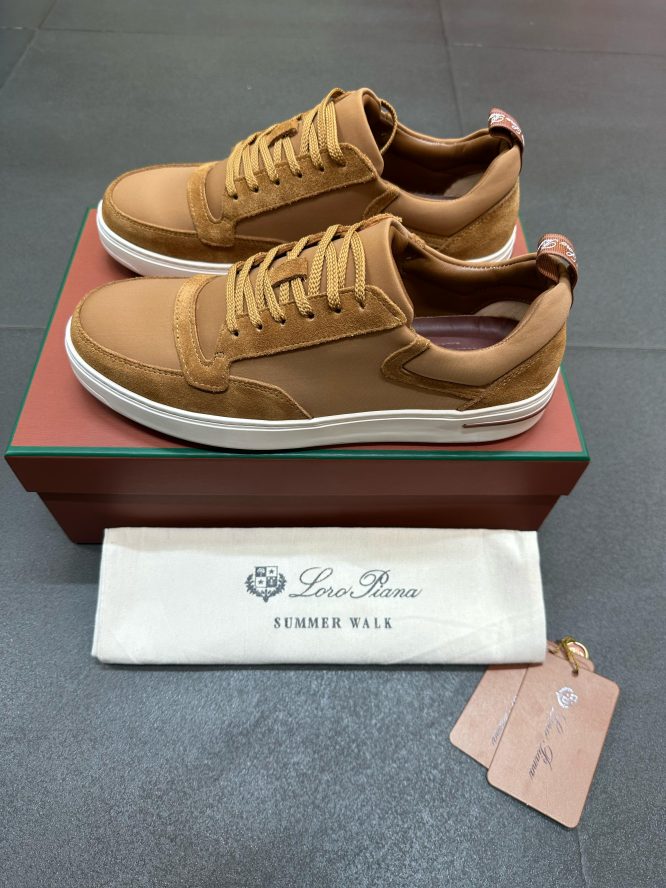 Loro Piana Newport Walk Wind Suede Man