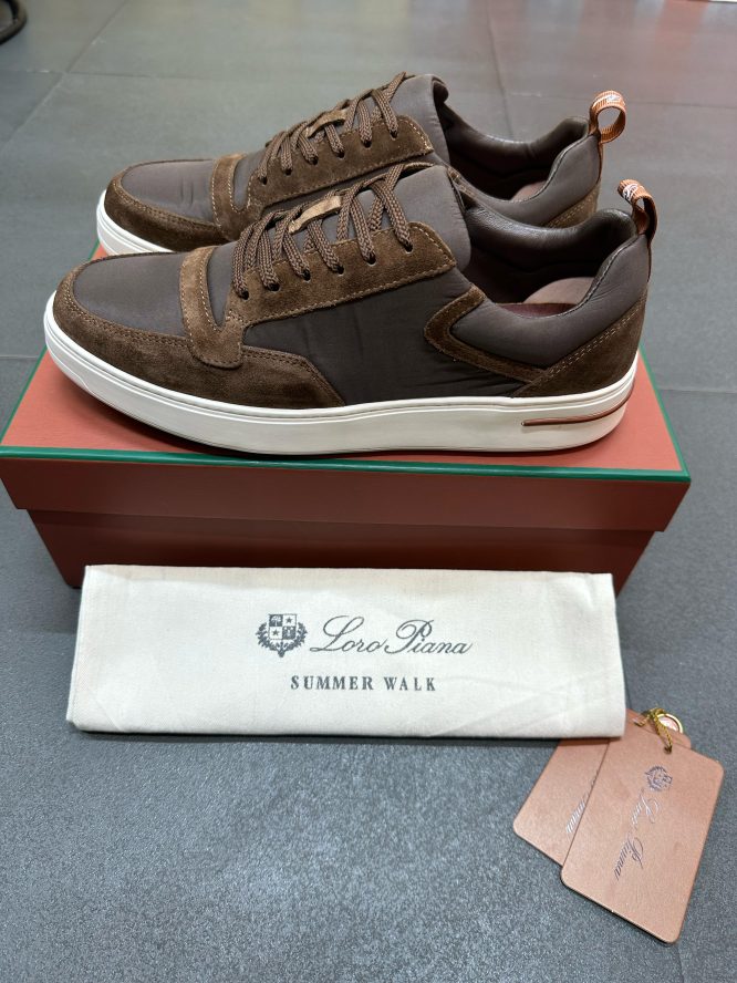 Loro Piana Newport Walk Wind Suede Man