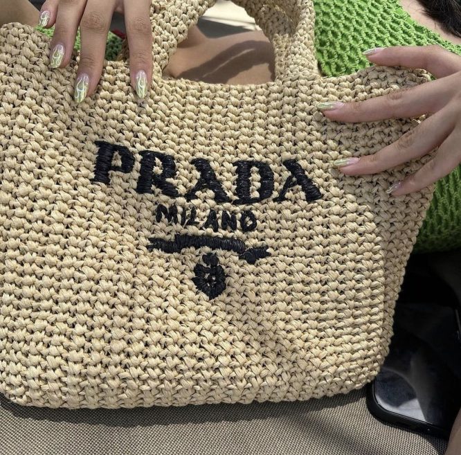 Prada Straw Bag