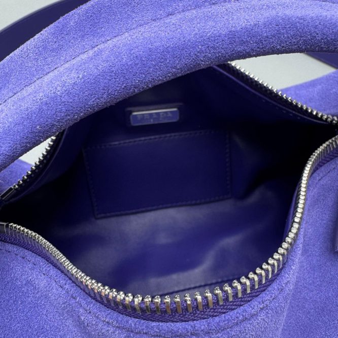 Prada Suede leather shoulder bag