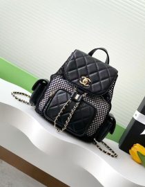 CHANEL-MESH-SHINY-LAMBSKIN-BAG-WOMEN